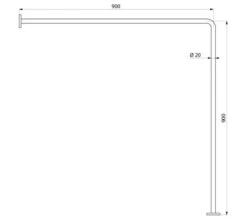 Delabie Angled Bright Polished Curtain Rail -Duravit Store M700 2021 7 19 12 23 32 995