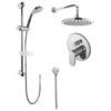 Nuie Binsey Round Manual Valve With Shower Kit Chrome And Fixed Head -Duravit Store M700 2021 7 19 7 42 1 361