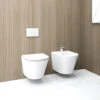 IMEX Arco 520mm White Wall Hung WC Pan With Fixing
