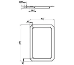 Saneux Regency White Double Layered Bevelled Mirror -Duravit Store M700 2021 8 18 9 2 10 605