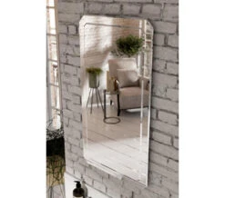 Saneux Regency White Double Layered Bevelled Mirror