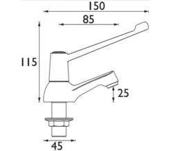 Bristan Lever Deck Mounted Pair Of Chrome Basin Tap -Duravit Store M700 2021 8 26 11 22 24 8
