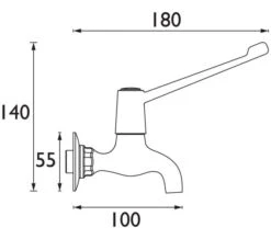 Bristan Value Lever Wall Mounted Chrome Bib Taps -Duravit Store M700 2021 8 26 11 53 49 127