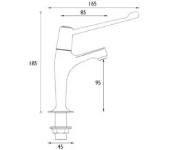 Bristan Value Lever High Neck Chrome Pillar Taps -Duravit Store M700 2021 8 26 12 18 0 71