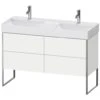 Duravit XSquare Floor-Standing 1184 X 460mm Vanity Unit With 4-Pull-Out Compartments -Duravit Store M700 2021 8 4 10 8 3 780