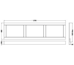 Hudson Reed Old London Bath Front Panel -Duravit Store M700 2021 9 14 14 16 31 242