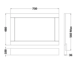 Hudson Reed Old London 680mm End Bath Panel -Duravit Store M700 2021 9 16 8 16 11 662