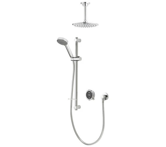 Aqualisa Quartz Touch Digital Concealed Shower Valve With Kit And Ceiling Head 3 Aqualisa Quartz Touch Digital Concealed Shower Valve With Kit And Ceiling Head