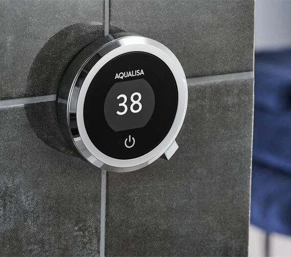 Aqualisa Quartz Touch Digital Concealed Shower Valve With Kit And Ceiling Head 7 Aqualisa Quartz Touch Digital Concealed Shower Valve With Kit And Ceiling Head - Image 5