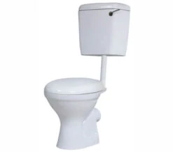 Kartell K-Vit Berwick White Low Level WC Pan With Soft Close Seat