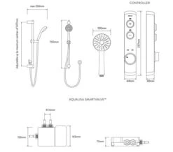 Aqualisa ISystem Smart Concealed Shower Valve With Kit -Duravit Store M700 2021 9 21 9 24 6 717