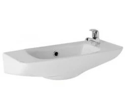 Kartell K-Vit 510 X 275mm White Short Projection Basin