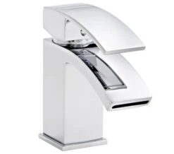 Kartell K-Vit Flair Chrome Basin Mixer Tap With Click Waste