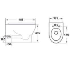 Joseph Miles Viva Rimless Comfort Height Back To Wall Pan With Soft Close Seat 8 Joseph Miles Viva Rimless Comfort Height Back To Wall Pan With Soft Close Seat -Duravit Store M700 2022 1 1 6 21 43 589