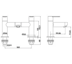 Joseph Miles Favour Chrome Bath Mixer Tap -Duravit Store M700 2022 1 10 9 59 2 536