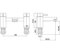 Joseph Miles Forme Chrome Bath Mixer Tap -Duravit Store M700 2022 1 11 7 38 41 611