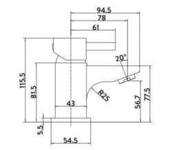 Joseph Miles Forme Chrome Basin Mixer Tap -Duravit Store M700 2022 1 11 7 5 10 430