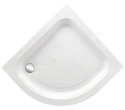 Just Trays JTUltracast 2 Up-stand Quadrant Tray