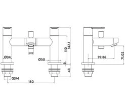 Joseph Miles Favour Chrome Bath Mixer Tap -Duravit Store M700 2022 1 13 8 49 22 99