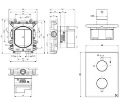 Crosswater MPRO Crossbox 1000 1 Outlet Valve -Duravit Store M700 2022 1 18 11 16 18 701