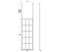 Hudson Reed Black Frame Shower Screen And Ceiling Post -Duravit Store M700 2022 1 21 8 26 33 484