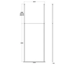 Hudson Reed Black Wetroom Screen And Ceiling Post -Duravit Store M700 2022 1 21 9 0 39 589