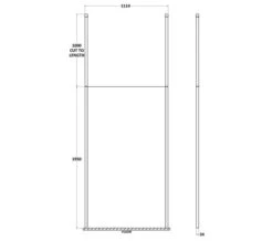 Hudson Reed Black Wetroom Screen And Ceiling Post -Duravit Store M700 2022 1 21 9 4 5 248