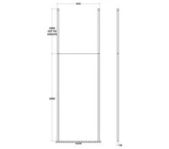 Hudson Reed Walk-In Wetroom Screen With Chrome Ceiling Post -Duravit Store M700 2022 1 21 9 42 37 680