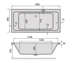 Carron Quantum Duo White Double Ended Acrylic Bath 5mm - 1900 X 900mm 8 Carron Quantum Duo White Double Ended Acrylic Bath 5mm - 1900 X 900mm -Duravit Store M700 2022 1 5 13 16 53 565