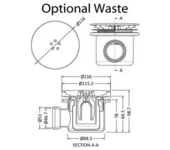 Hudson Reed Pearlstone 40mm Slimline ABS Acrylic Rectangular Shower Tray -Duravit Store M700 2022 10 1 7 38 13 624