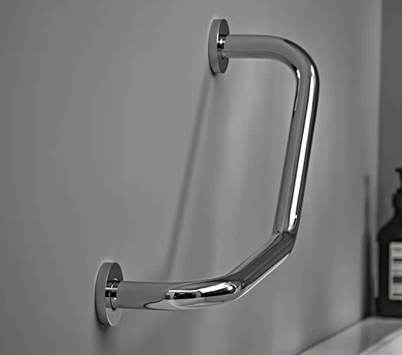 Roper Rhodes Angled Chrome Grab Bar 6 Roper Rhodes Angled Chrome Grab Bar - Image 4