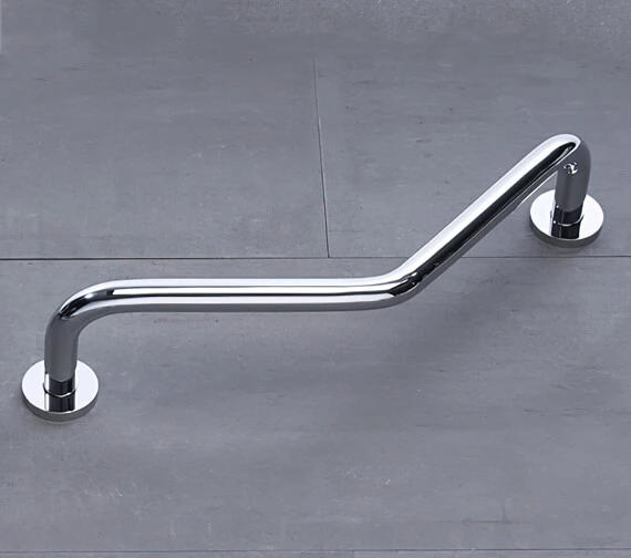 Roper Rhodes Angled Chrome Grab Bar 5 Roper Rhodes Angled Chrome Grab Bar - Image 3
