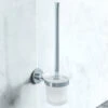 Vado Elements Chrome Toilet Brush With Frosted Glass Holder 1 Vado Elements Chrome Toilet Brush With Frosted Glass Holder -Duravit Store M700 2022 10 10 13 34 53 118