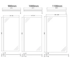 Nuie Wetroom Walk-In Shower Panel With Support Bar -Duravit Store M700 2022 10 13 11 14 49 84