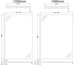 Nuie Wetroom Walk-In Shower Panel With Support Bar -Duravit Store M700 2022 10 13 11 15 1 536