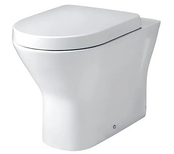 Essential IVY Comfort Height White Back To Wall Toilet With Soft Close Seat 3 Essential IVY Comfort Height White Back To Wall Toilet With Soft Close Seat