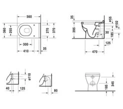 Duravit Starck 3 Floor Standing Toilet - 0124090000 -Duravit Store M700 2022 10 20 10 5 55 896