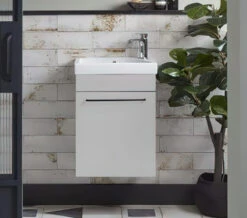 Roper Rhodes Esta 445 X 575mm Wall Mounted Single Door Cloakroom Vanity Unit