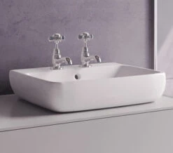 Geberit Selnova Square 450 X 350mm Handrinse Basin White
