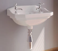 Heritage Granley 2 Taphole Baby Basin