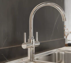 Grohe Ambi Cosmopolitan Chrome Kitchen Sink Mixer Tap With 2 Handle-30190000