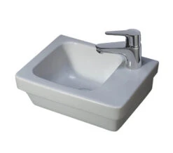 Essential IVY Slimline Wall Hung Basin With 1 Tap Hole On Right Hand