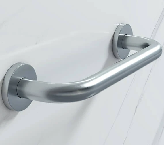 Smedbo Living Polished Stainless Steel 300mm Grab Bar 3 Smedbo Living Polished Stainless Steel 300mm Grab Bar