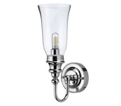Burlington LED Bathroom Light With Chrome Base And Clear Glass Vase Shade -Duravit Store M700 2022 10 29 11 58 32 341