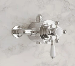 Nuie Victorian Chrome Thermostatic Exposed Shower Valve