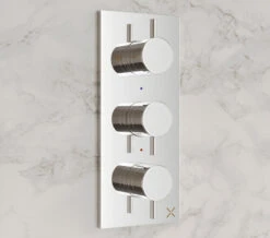 Crosswater MPRO 2 Outlet Thermostatic Shower Valve With 3 Control