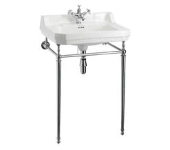 Burlington Edwardian 610mm White Large Basin And Washstand -Duravit Store M700 2022 10 3 12 2 28 529