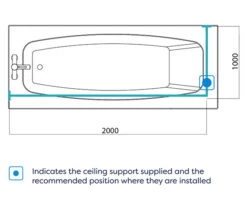 Croydex Premier Large L Shaped Chrome Shower Curtain Rod -Duravit Store M700 2022 10 4 10 12 37 284