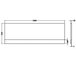 Nuie White Acrylic Bath Front Panel -Duravit Store M700 2022 10 7 7 58 20 652