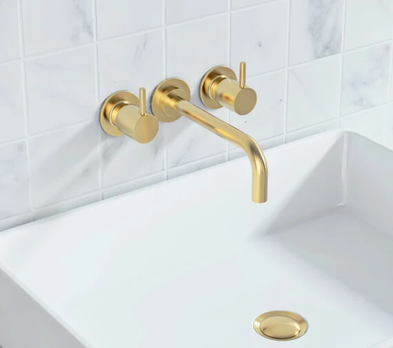 Crosswater MPRO 3 Hole Wall Mounted Basin Mixer Tap 14 Crosswater MPRO 3 Hole Wall Mounted Basin Mixer Tap - Image 12